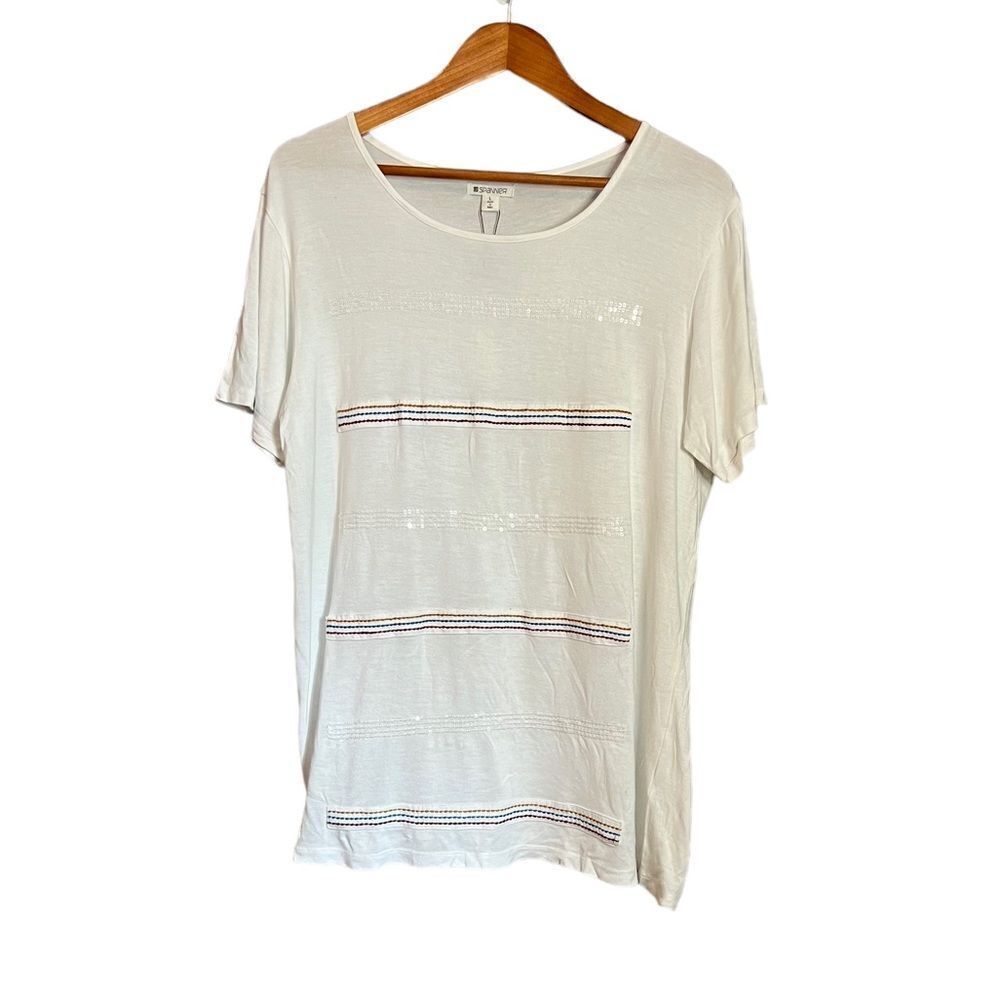 NWT! Spanner embellished short‎ sleeve t shirt